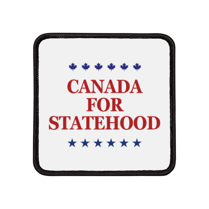 Canada For Statehood Iron-On Patch - Unique Vintage Style Emblem for Fashion & Collectors